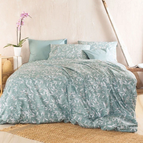 Παπλωματοθήκη Loreta (Σετ 2τμχ) Veraman Ρυθμός Ημίδιπλο 160x250cm Βαμβάκι-Πολυέστερ