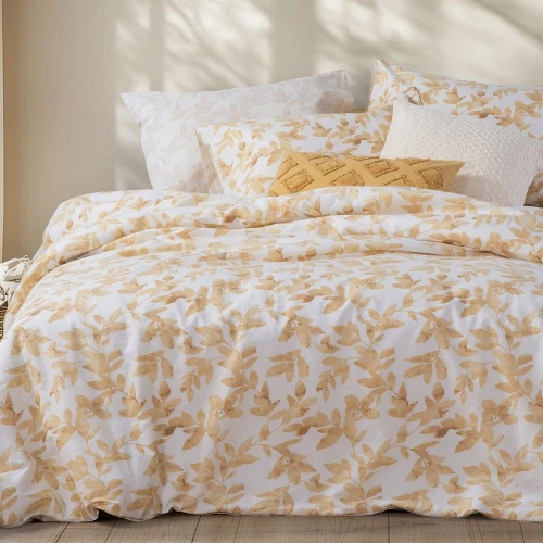 Σεντόνια Sencil (Σετ 3τμχ) Gold Nef-Nef Homeware Μονό 170x270cm 100% Βαμβάκι