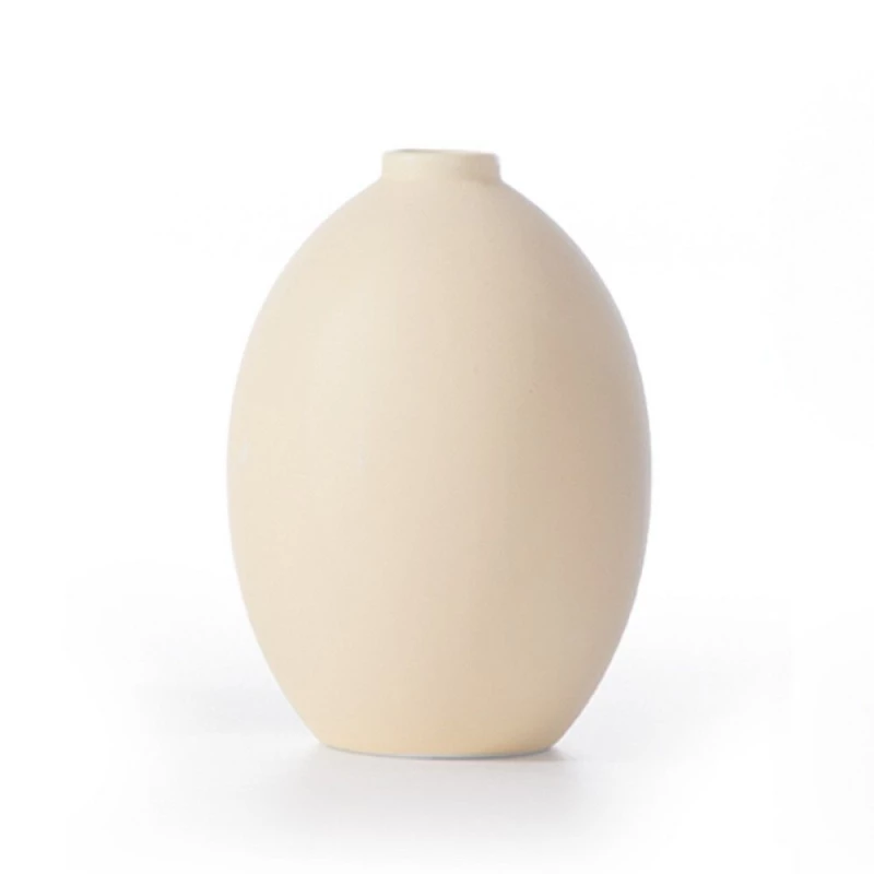 Βαζάκι Διακοσμητικό Κεραμικό Tarik 8Χ12 Ecru Nef-Nef Homeware Κεραμικό
