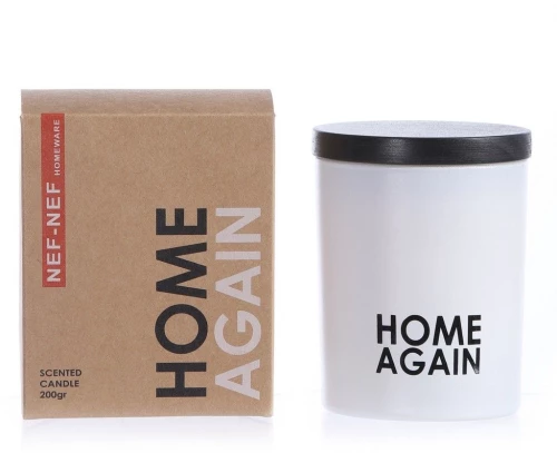 Κερί Αρωματικό Home Again 200gr White Nef-Nef Homeware