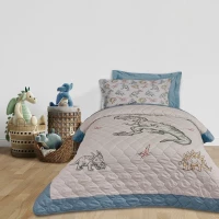 Κουβερλί Παιδικό 4930 Blue-Grey Das Home Μονό 160x220cm Microfiber