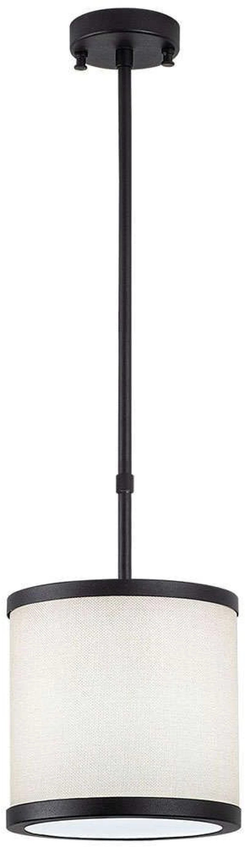 Φωτιστικό Οροφής Way 942FLG1635 20x20x75cm E27 40W Black-White Opviq