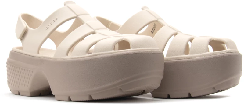 CROCS STOMP FISHERMAN SANDALS UNISEX CROCS ΜΠΕΖ (209938-0LL)