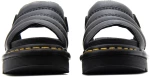 DR.MARTENS ATHENA BRANDO LEATHER FLAT SANDALS UNISEX DR.MARTENS ΜΑΥΡΟ (41358001)
