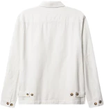 GABBA PETER LINEN LONGSLEEVE SHIRT MEN GABBA ΛΕΥΚΟ (11421-0003)