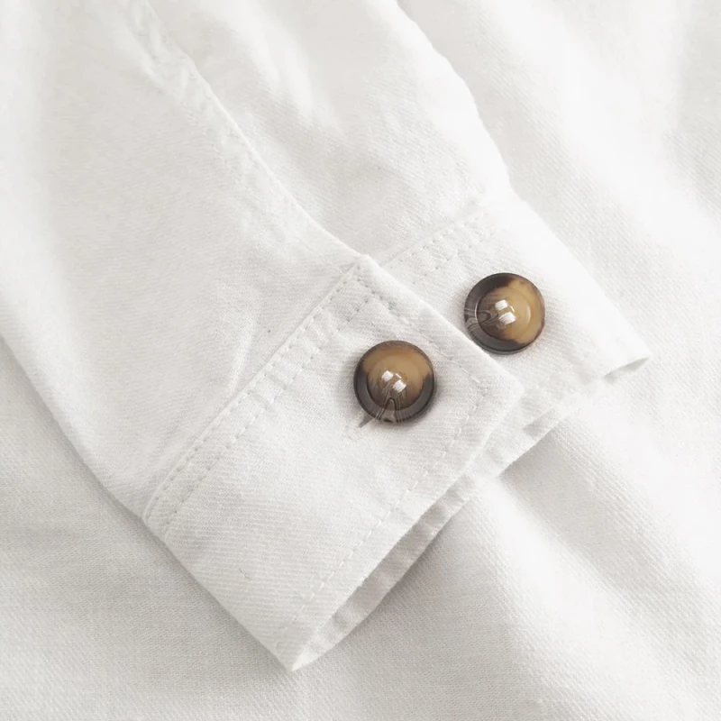 GABBA PETER LINEN LONGSLEEVE SHIRT MEN GABBA ΛΕΥΚΟ (11421-0003)