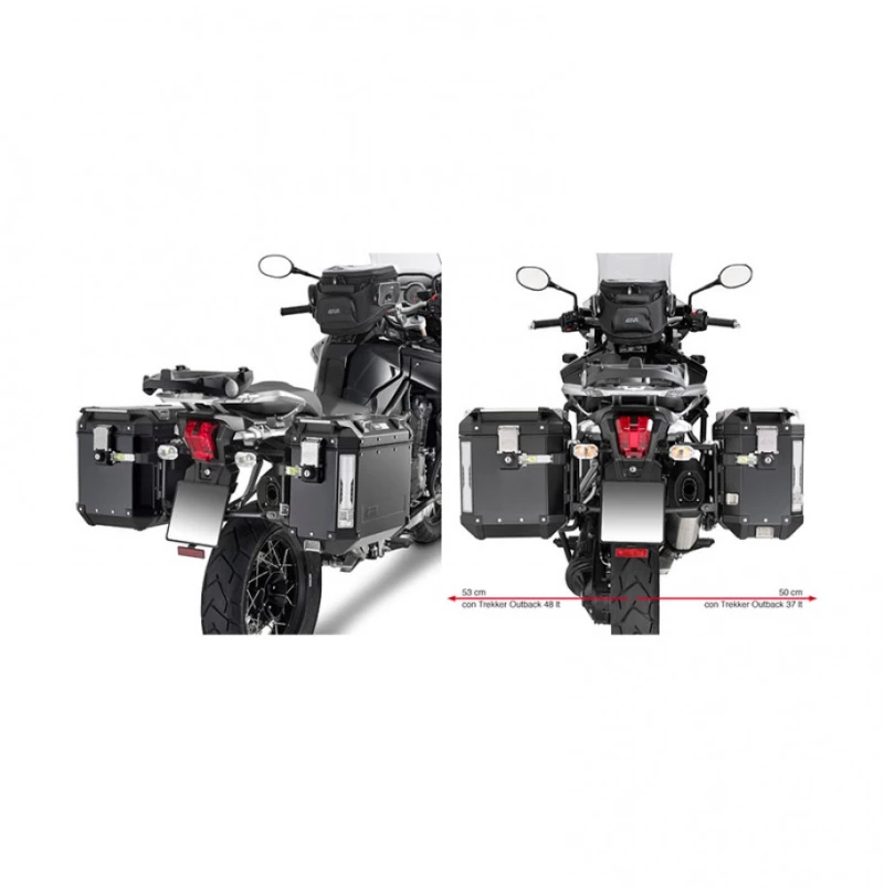 Givi Βάσεις Πλαϊνών Βαλιτσών OBK Triumph Tiger Explorer 1200 12-18 PL6408CAM