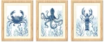 Κάδρο  SEALIFE  3σχέδια 30x40cm