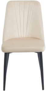 OLIVIA BEIGE VELVET/PU ΚΑΡΕΚΛΑ ΜΕΤΑΛΛΙΚΗ