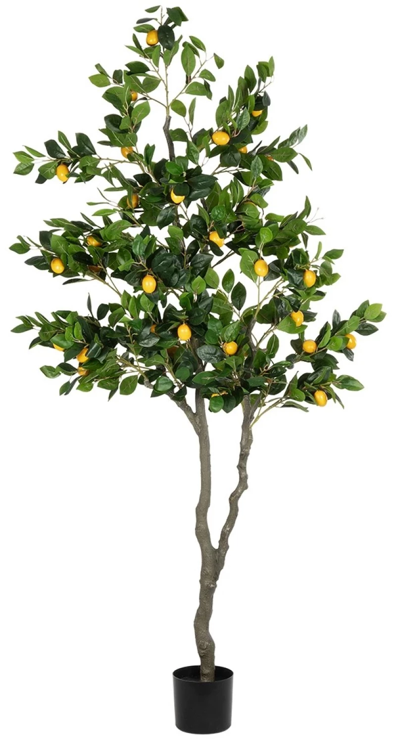 GloboStar® Artificial Garden LEMON TREE 21106 Τεχνητό Διακοσμητικό Δέντρο Λεμονιά Υ200cm