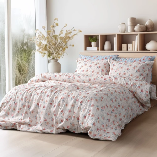 Beauty Home Σετ σεντόνια υπέρδιπλα με λάστιχο Art 12218 Chloe 100% Βαμβακοσατέν 300tc 170x200+30 Μπεζ
