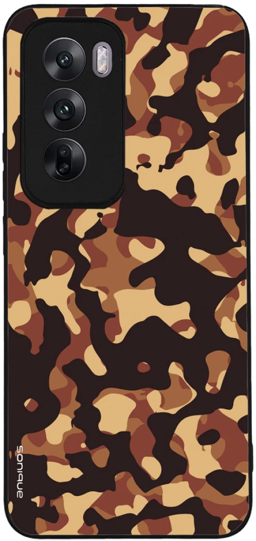 Θήκη Sonique Camouflage Army Series για Oppo Reno12 5G Καφέ 01