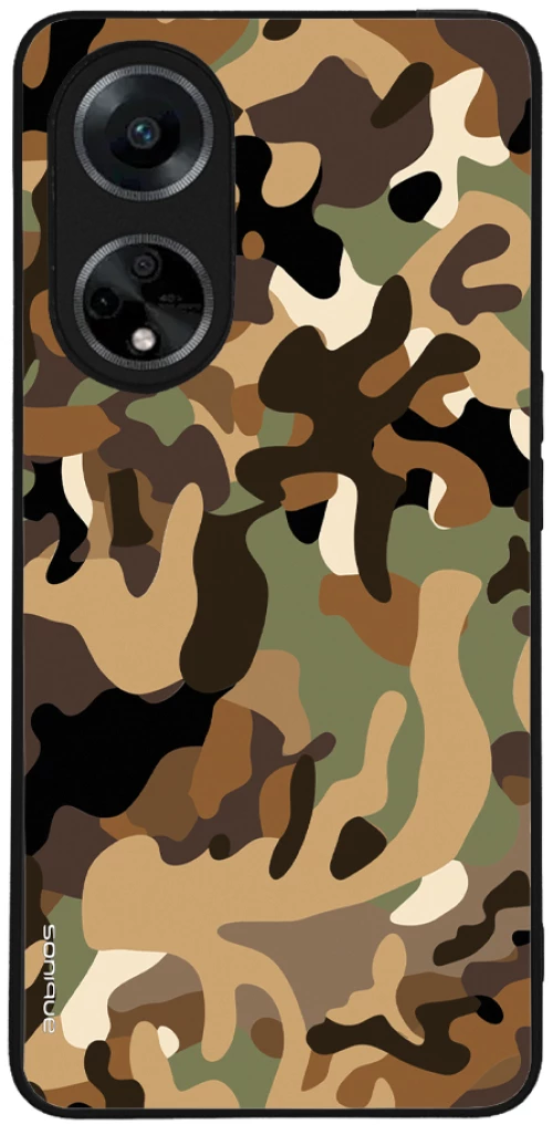 Θήκη Sonique Camouflage Army Series για Oppo A98 5G Καφέ