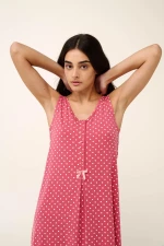 Vamp γυναικείο νυχτικό modal relaxed fit 22074-rose taupe