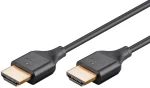 GOOBAY καλώδιο HDMI 75299 με Ethernet, slim, 8K/60Hz, 48 Gbps, 2m, μαύρο