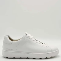 Sneakers Ανδρικά Geox Spherica Ecub-1 U45GPC 00085 C1000 σε λευκό δέρμα