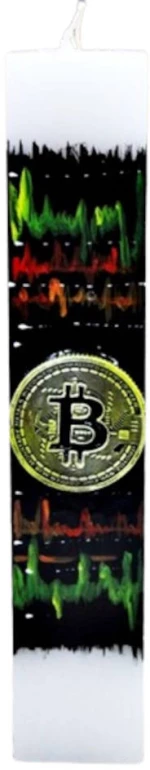 Πασχαλινή λαμπάδα 24Χ001 Bitcoin 25x4.5x2.5cm
