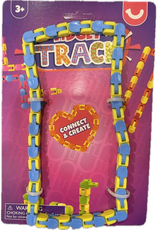 Fidget Αλυσίδα μεγάλη Μπλε/Κίτρινο 56cm