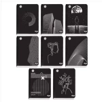 Skag Τετράδιο Ριγέ 17x25 Λινόδετο 3Θεμ 70gr Black & White No 9283