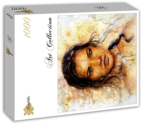 Grafika-T-02289-Indian Woman-Puzzle 1000 pieces