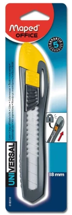 018310 Κοπίδι Maped Office Universal 18mm Λάμα Πλαστικό Χειρός με Stop