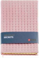 Σημειωματάριο Μiquelrius Α5 με Dots 100gr 80Φ Midnight Secrets Βελουτέ Ροζ