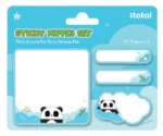 Χαρτάκια  i-Total  Sticky Memo Set Panda XL3113