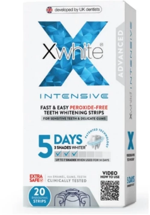 XWHITE express whitening strips 20τεμάχια