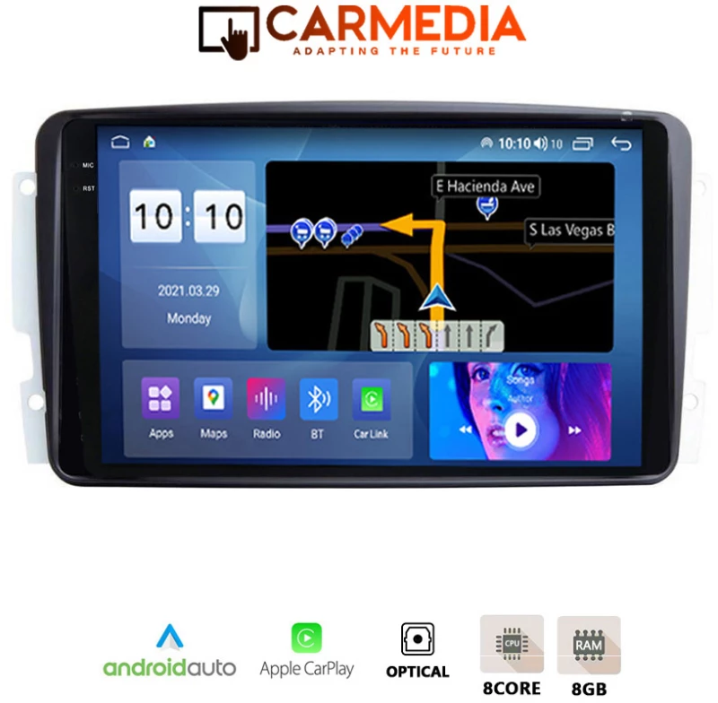 CARMEDIA CMDU4095-4 PRO PLUS TABLET 9.5'' OEM MERCEDES CLK (W209) 2000-2004