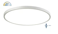 ΦΩΤΙΣΤΙΚΟ LED ULTRATHIN 24W ΣΤΡΟΓΓΥΛΟ 3CCT ΛΕΥΚΟ Ø300X24mm 2880L