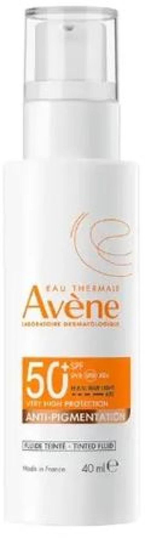 Avene Eau Thermale Fluide Anti-Pigmentation SPF50+ Αντηλιακή Κρέμα Προσώπου Με Χρώμα 40ml