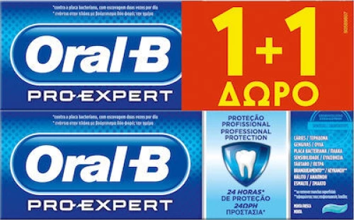 ORAL-B Pro-Expert Professional Protection Οδοντόκρεμα Για 24ωρη Προστασία 2x75ml
