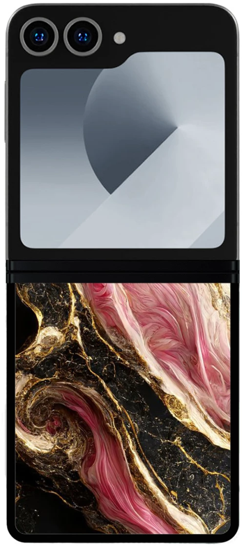 Marble Black-Pink