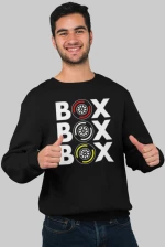 "Box Box Box" Φούτερ - WHITE