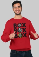 "Box Box Box" Φούτερ - WHITE