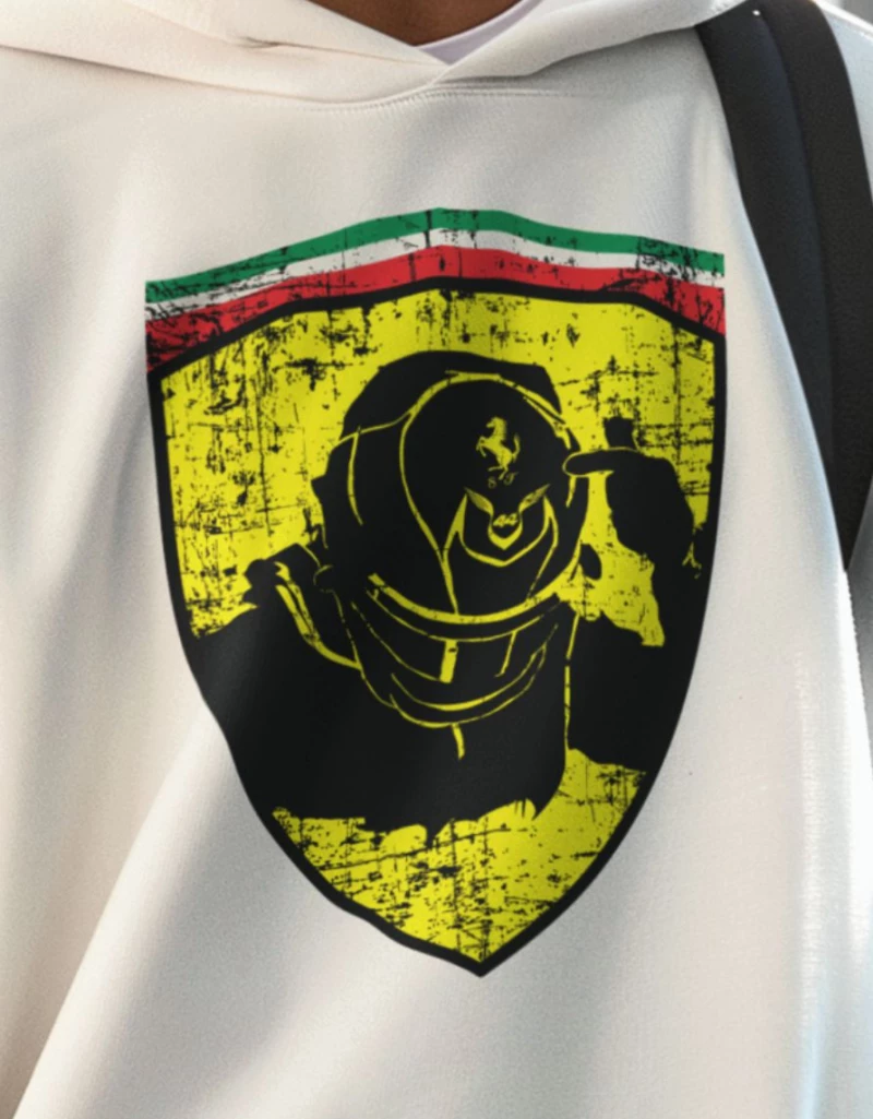 Hamilton Scuderia Edition Φούτερ με Κουκούλα - RED