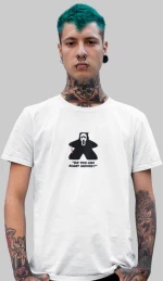 Ghostface Meeple T-Shirt - WHITE
