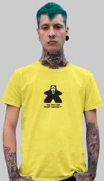 Ghostface Meeple T-Shirt - WHITE