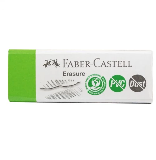 Faber Castell Γόμα PVC Free Dust Free eco Πράσινη