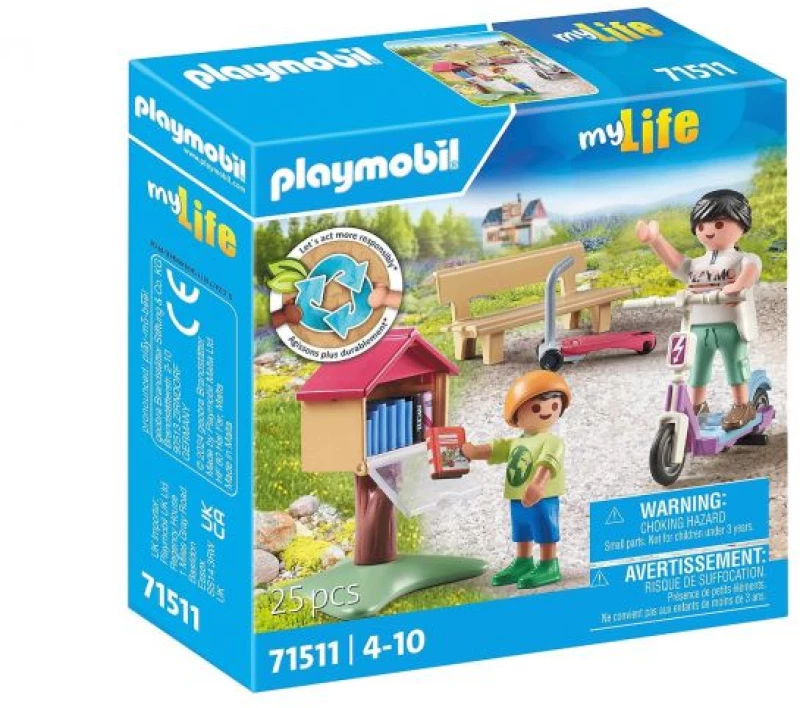 Playmobil MyLife 71511 Υπαίθρια Ανταλλακτική Βιβλιοθήκη