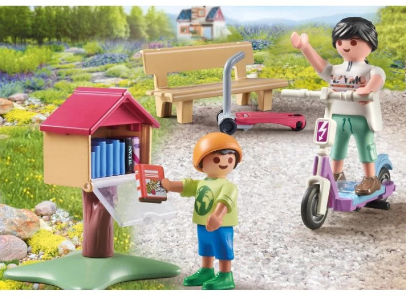 Playmobil MyLife 71511 Υπαίθρια Ανταλλακτική Βιβλιοθήκη
