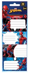 Diakakis Αυτοκόλλητες Ετικέτες Spider-Man 20 Τμχ.