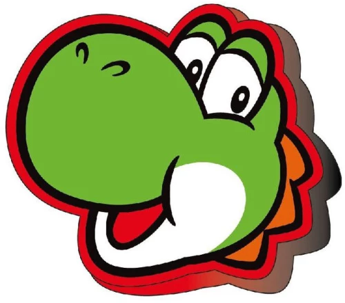 Super Mario Bros Yoshi 3D cushion