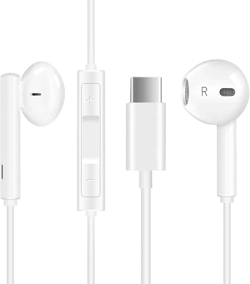 TAKEMORE S5 Earphones Type-C Λευκά