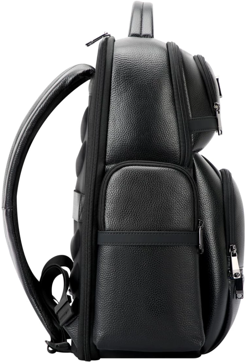 Δερμάτινο Σακίδιο πλάτης  25L Laptop 15,6” Bopai 61-129171 μαύρο