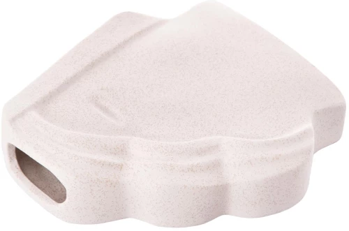 ΕΠΙΤΡΑΠΕΖΙΟ ΚΕΡΑΜΙΚΟ ΔΙΑΚΟΣΜΗΤΙΚΟ ΣΕΙΡΑ GLAΖΕ  ΕΚΡΟΥ-ΥΦΗ ΚΡΥΣΤΑΛΛΟΥ 22,5x6x25Υεκ