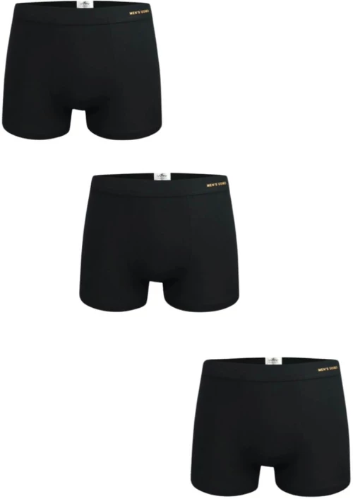 Boxer Ανδρικά 3Pack 0714 - ΜΑΥΡΟ