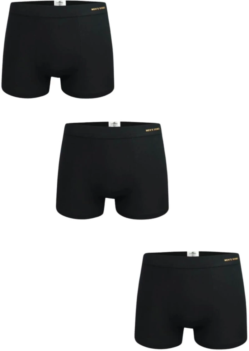 Boxer Ανδρικά 3Pack 0714 - ΜΑΥΡΟ