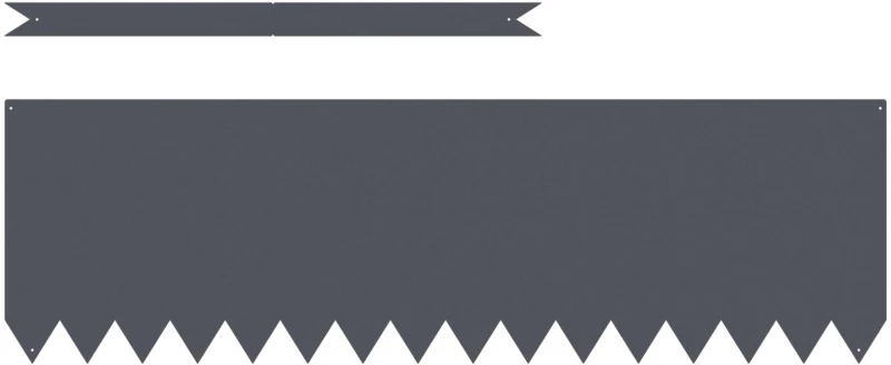 vidaXL Περιφράξεις Γκαζόν 30 τμχ Ανθρακί 100x0,5x30 εκ Χάλυβας
