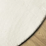 vidaXL Χαλιά Κρεμ Μαλλί 100 x 200 cm Χαλί Χώρου Ωοειδές Μοντέρνο